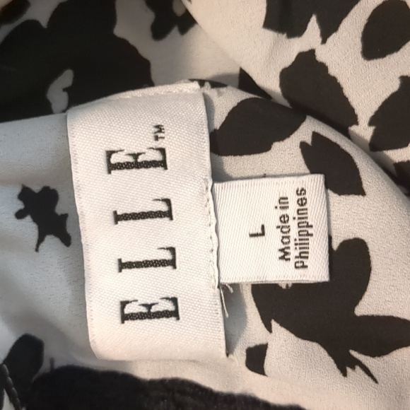 Elle eyelet mock layered top size L - Picture 10 of 14